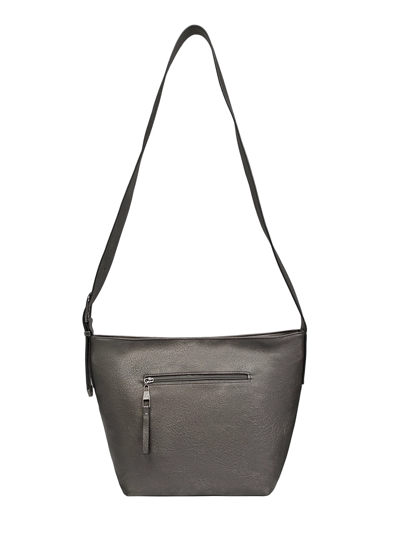 CARTERA BANDOLERA LIVIANA CASUAL ZAPPA - ZAM024X | GRIS OSCURO - 3