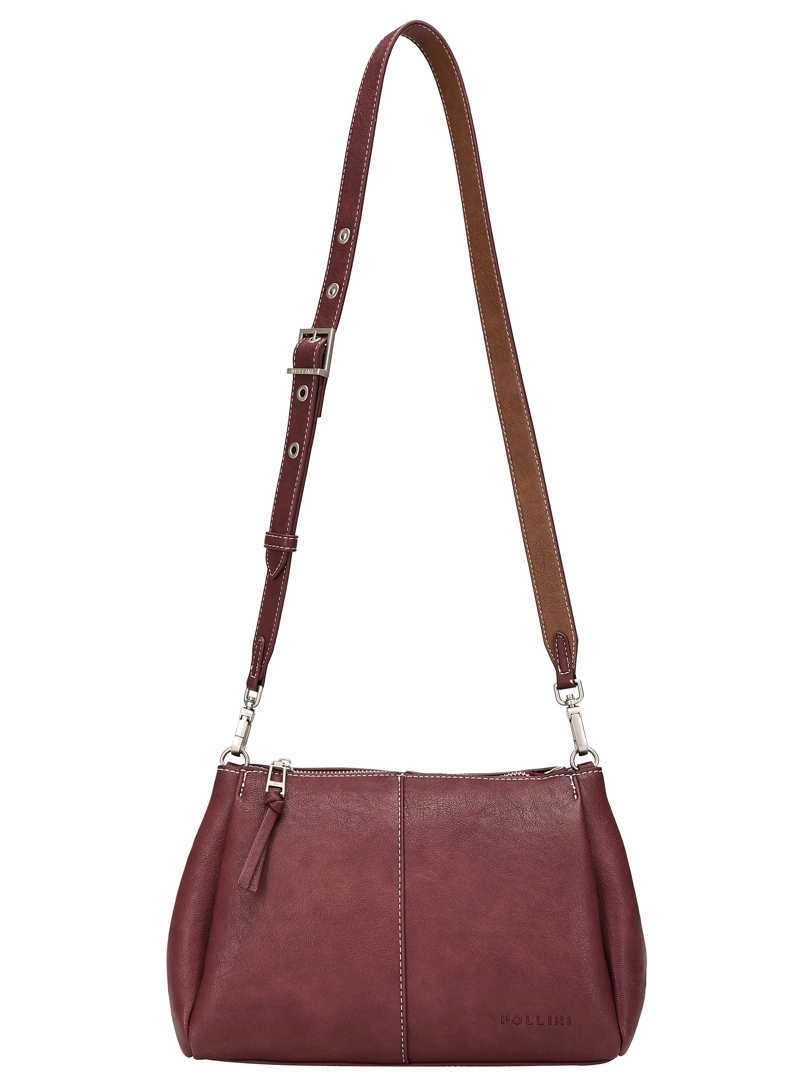 CARTERA BANDOLERA CASUAL POLLINI - POM004X | BORDO - 2