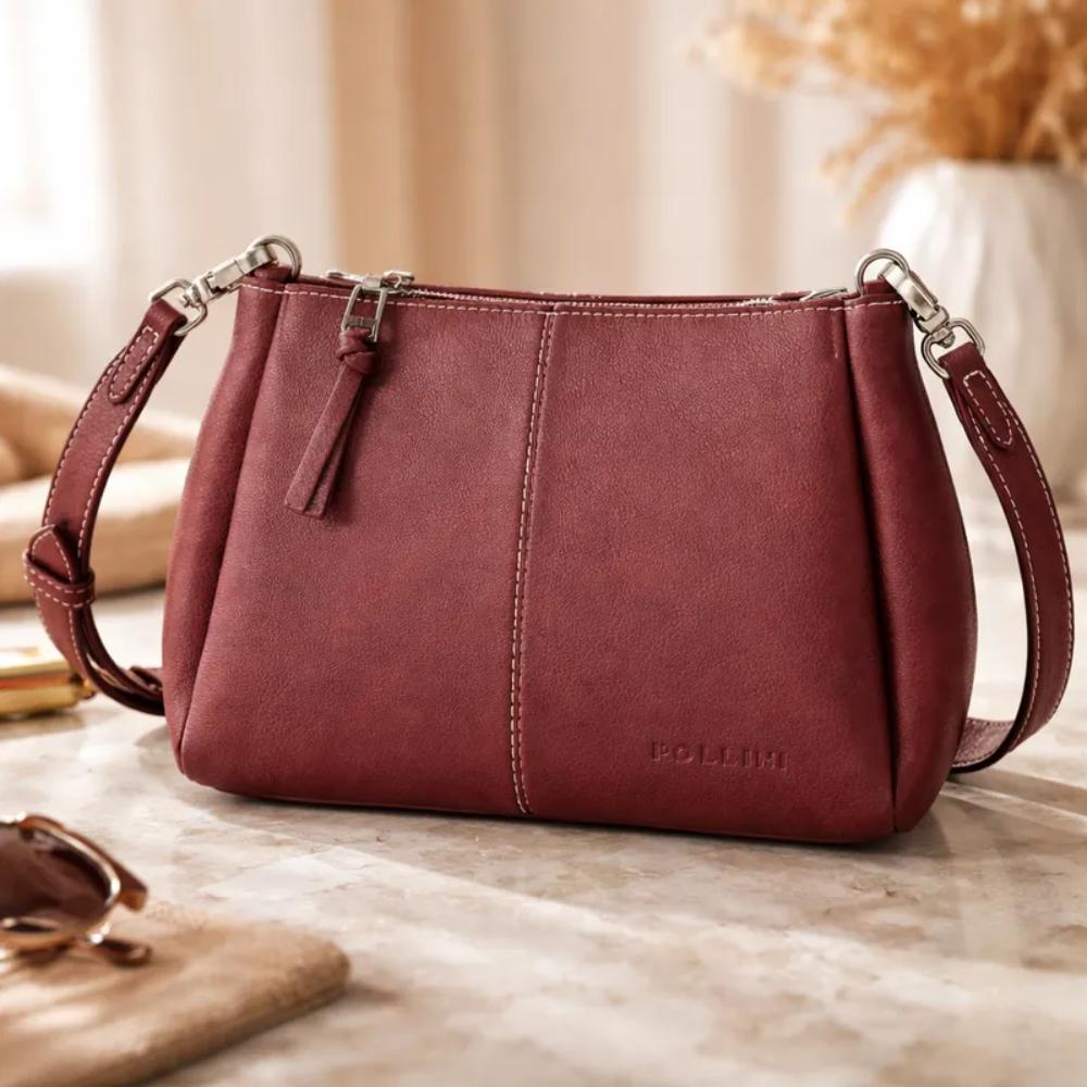 CARTERA BANDOLERA CASUAL POLLINI - POM004X | BORDO - 6