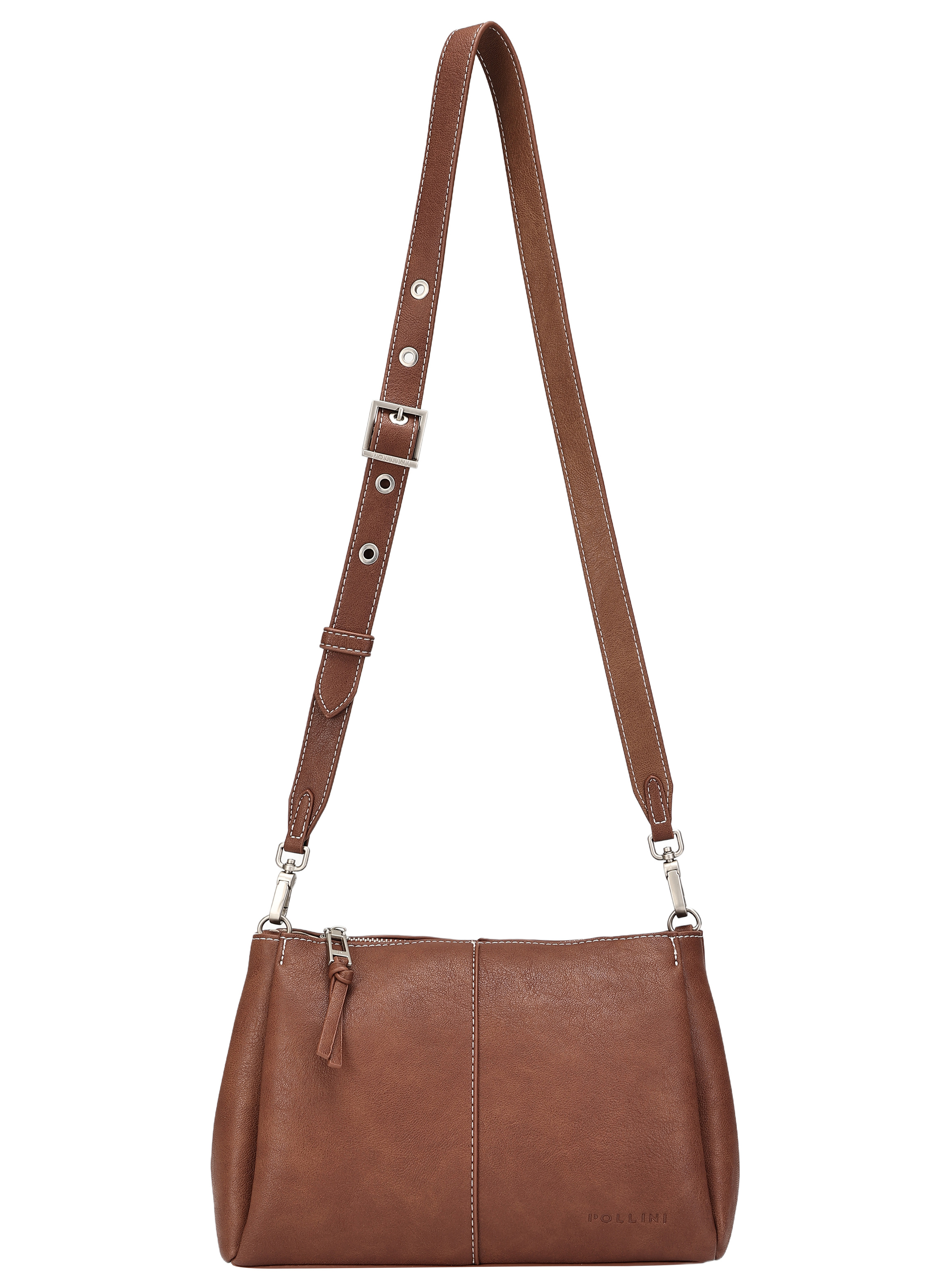 CARTERA BANDOLERA CASUAL POLLINI - POM004X | BORDO - 7