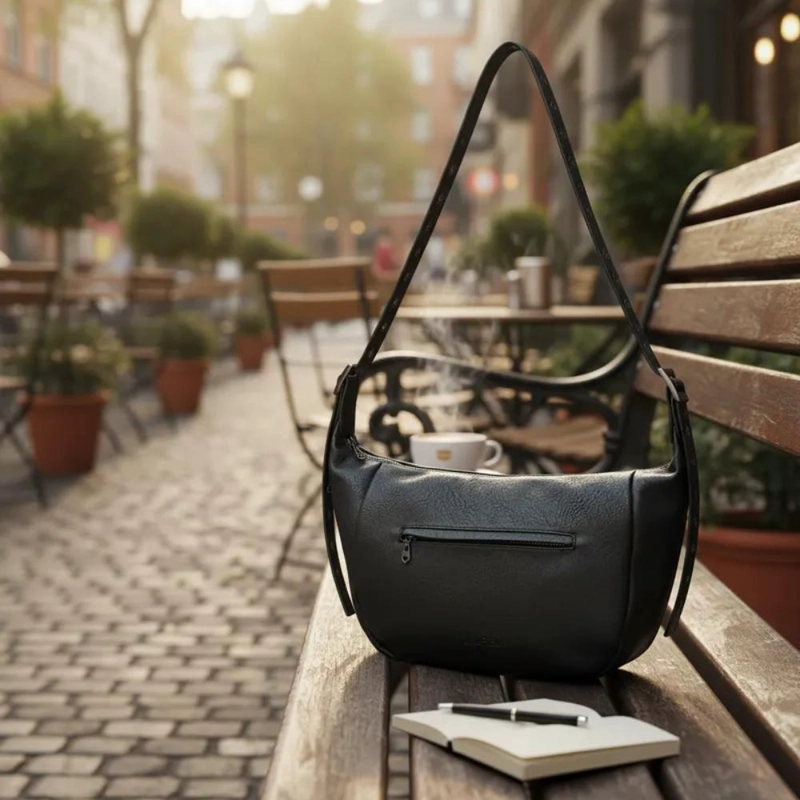 CARTERA BANDOLERA CASUAL ZAPPA - ZAM023X | NEGRO - 6