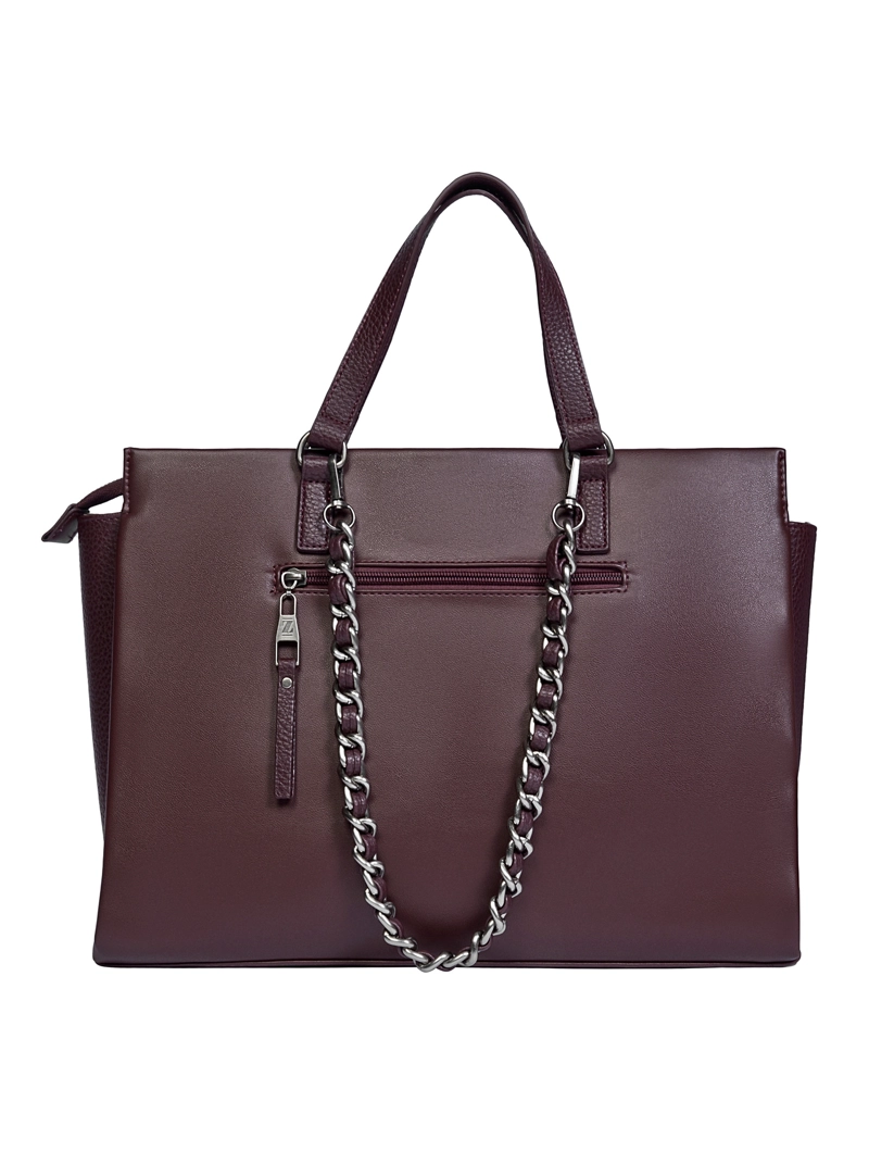 CARTERA TOTE DETALLE CADENA CADENA ZAPPA - ZAM011X | BORDO - 2
