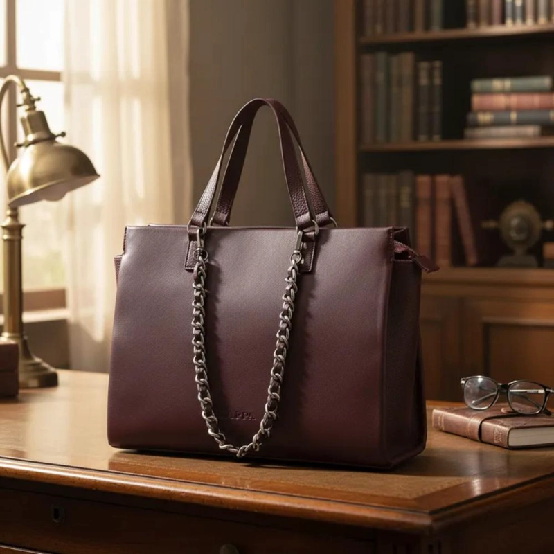 CARTERA TOTE DETALLE CADENA CADENA ZAPPA - ZAM011X | BORDO - 6