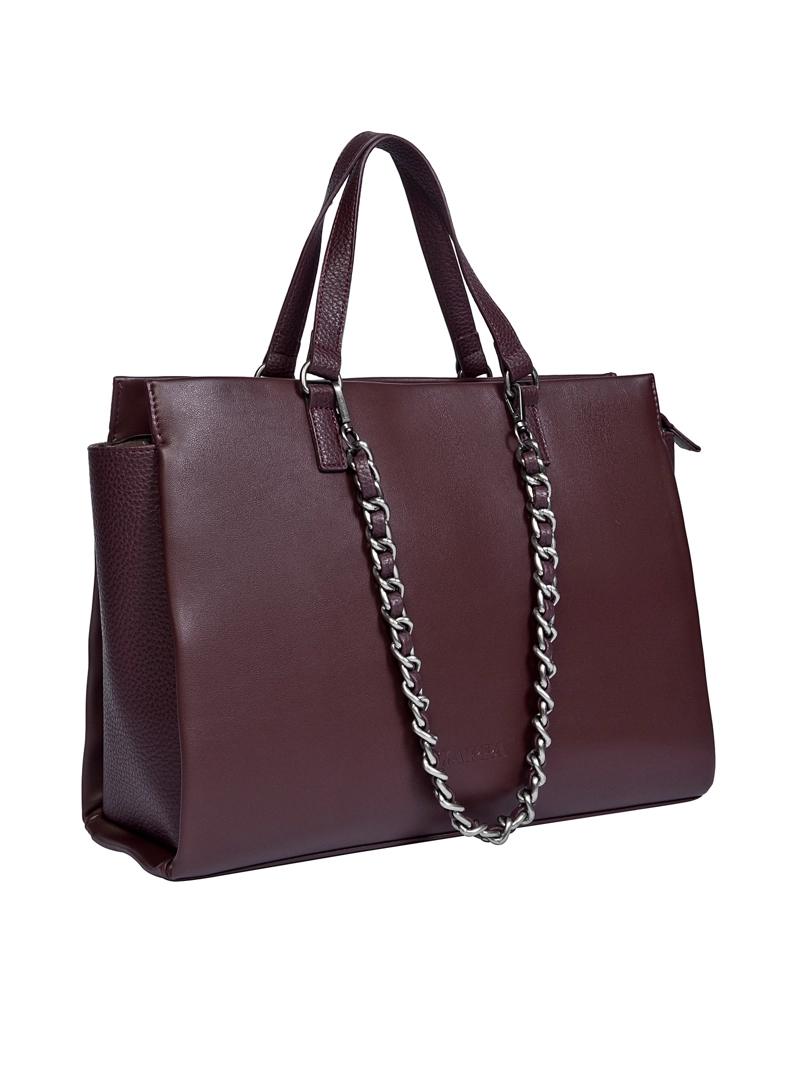 CARTERA TOTE DETALLE CADENA CADENA ZAPPA - ZAM011X | BORDO - 8