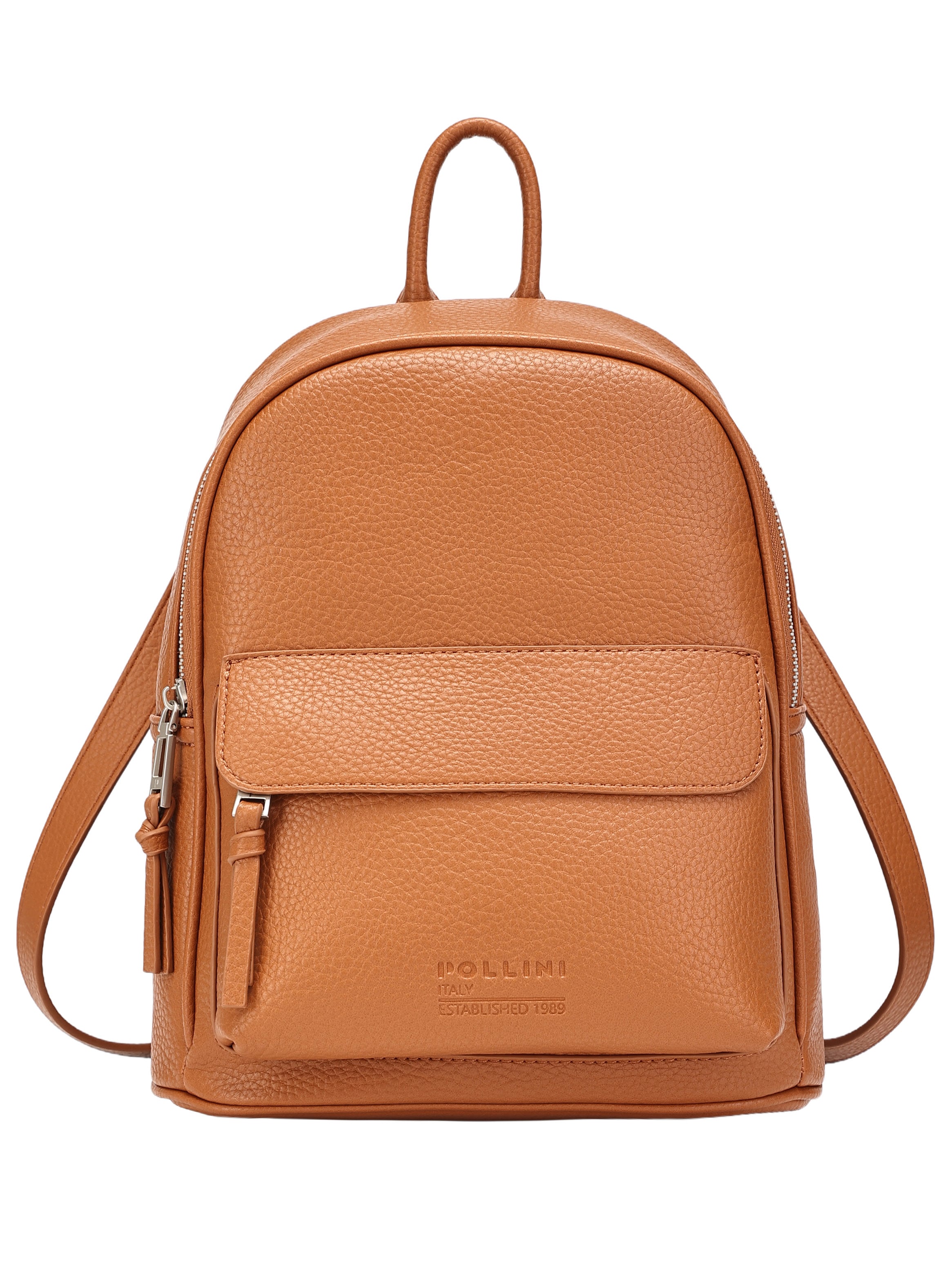 MOCHILA MUJER CASUAL POLLINI - POM013X | MARRON CLARO - 1