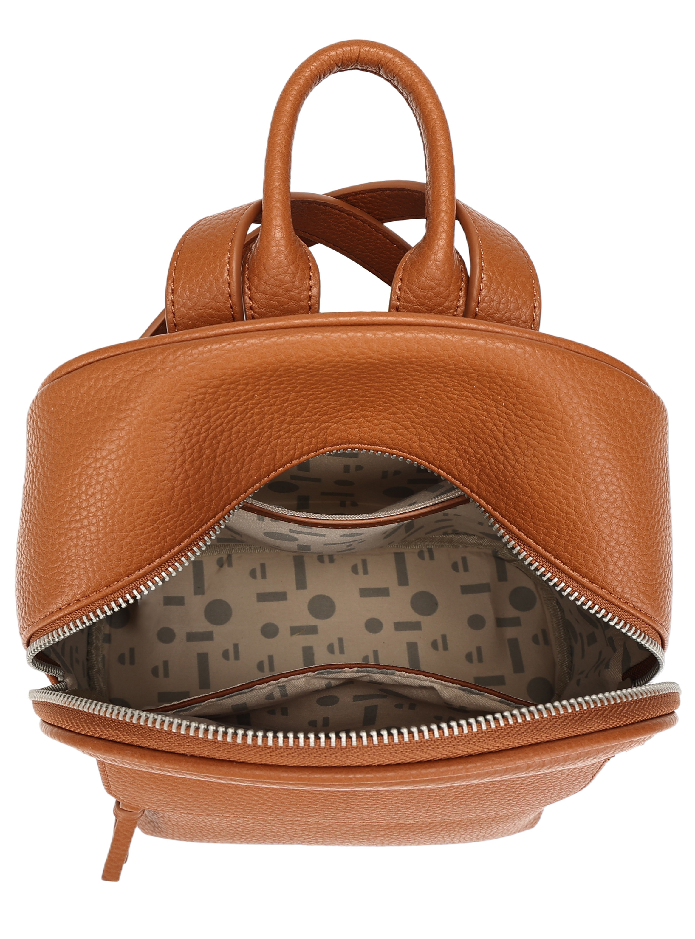 MOCHILA MUJER CASUAL POLLINI - POM013X | MARRON CLARO - 4
