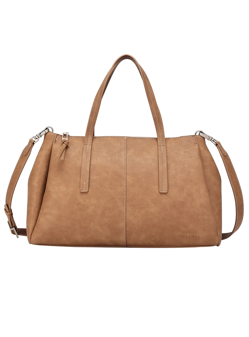 CARTERA TOTE CASUAL POLLINI - POM005X | MARRON CLARO - 1