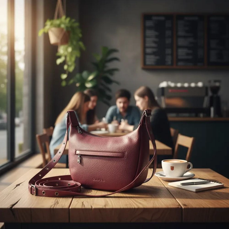 CARTERA BANDOLERA CASUAL ZAPPA - ZAM022X | BORDO - 6