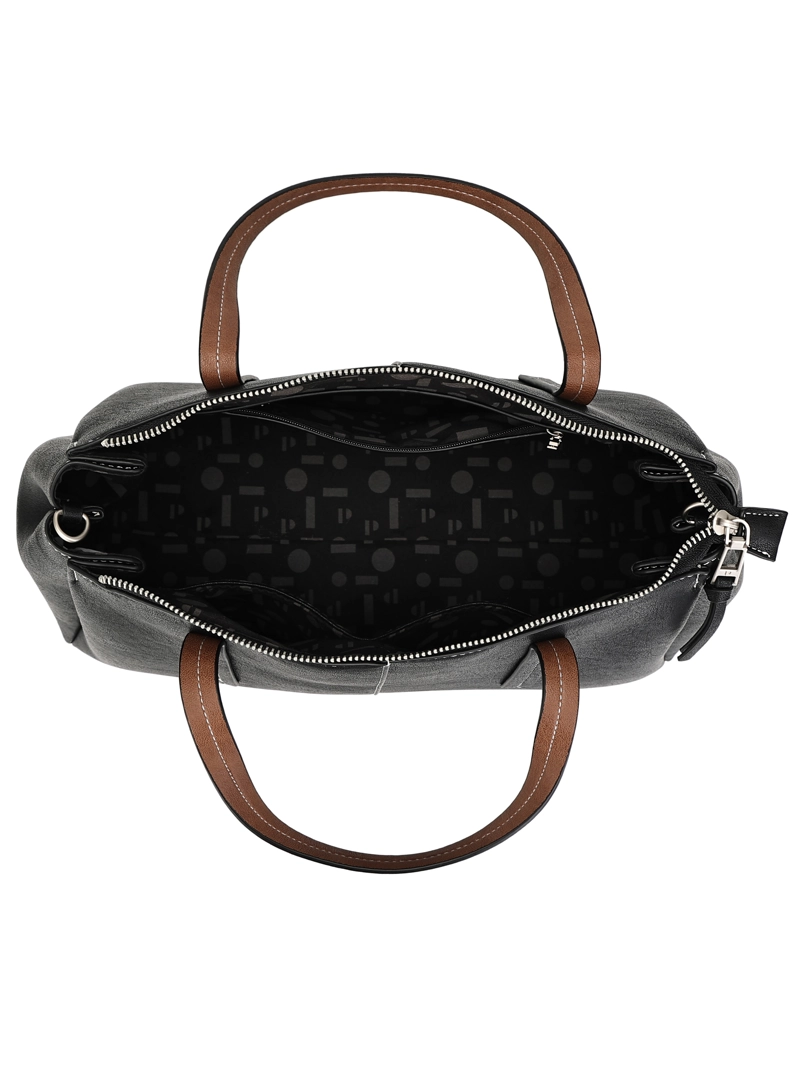 CARTERA TOTE CASUAL POLLINI - POM005X | NEGRO - 5
