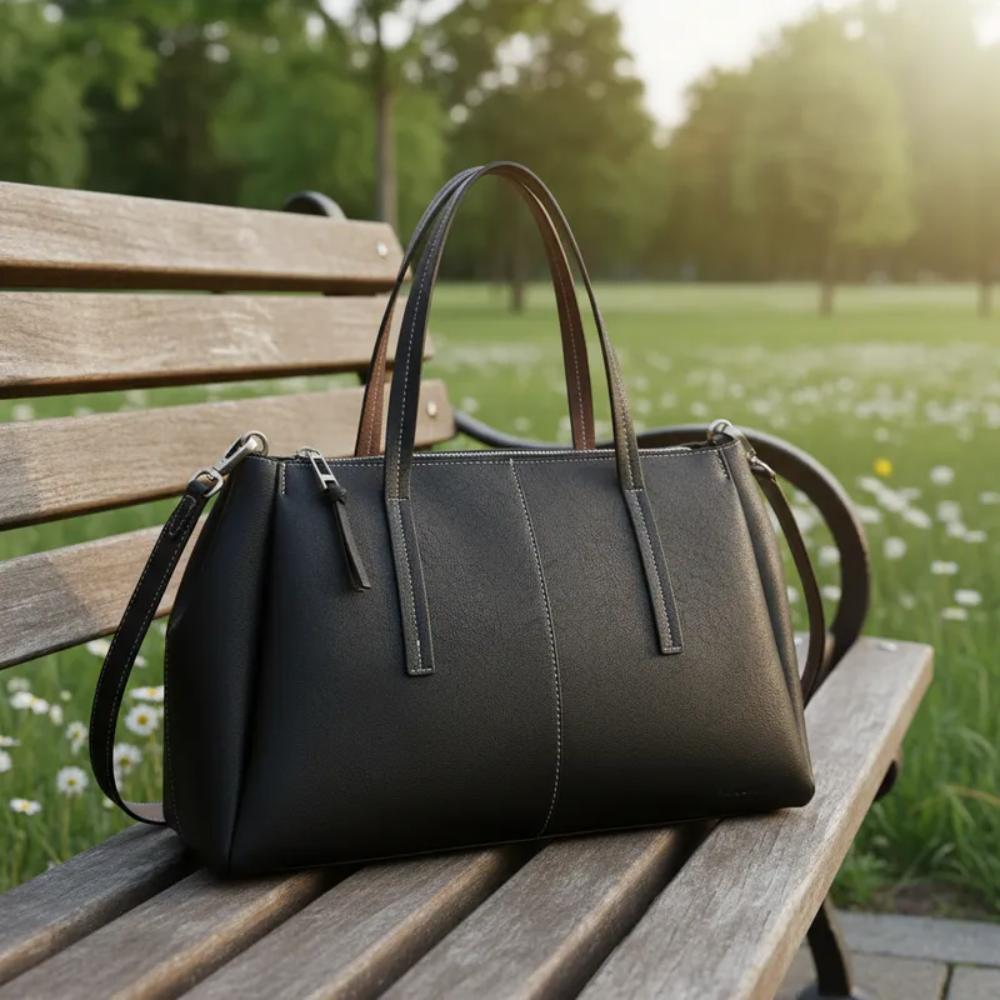 CARTERA TOTE CASUAL POLLINI - POM005X | NEGRO - 6