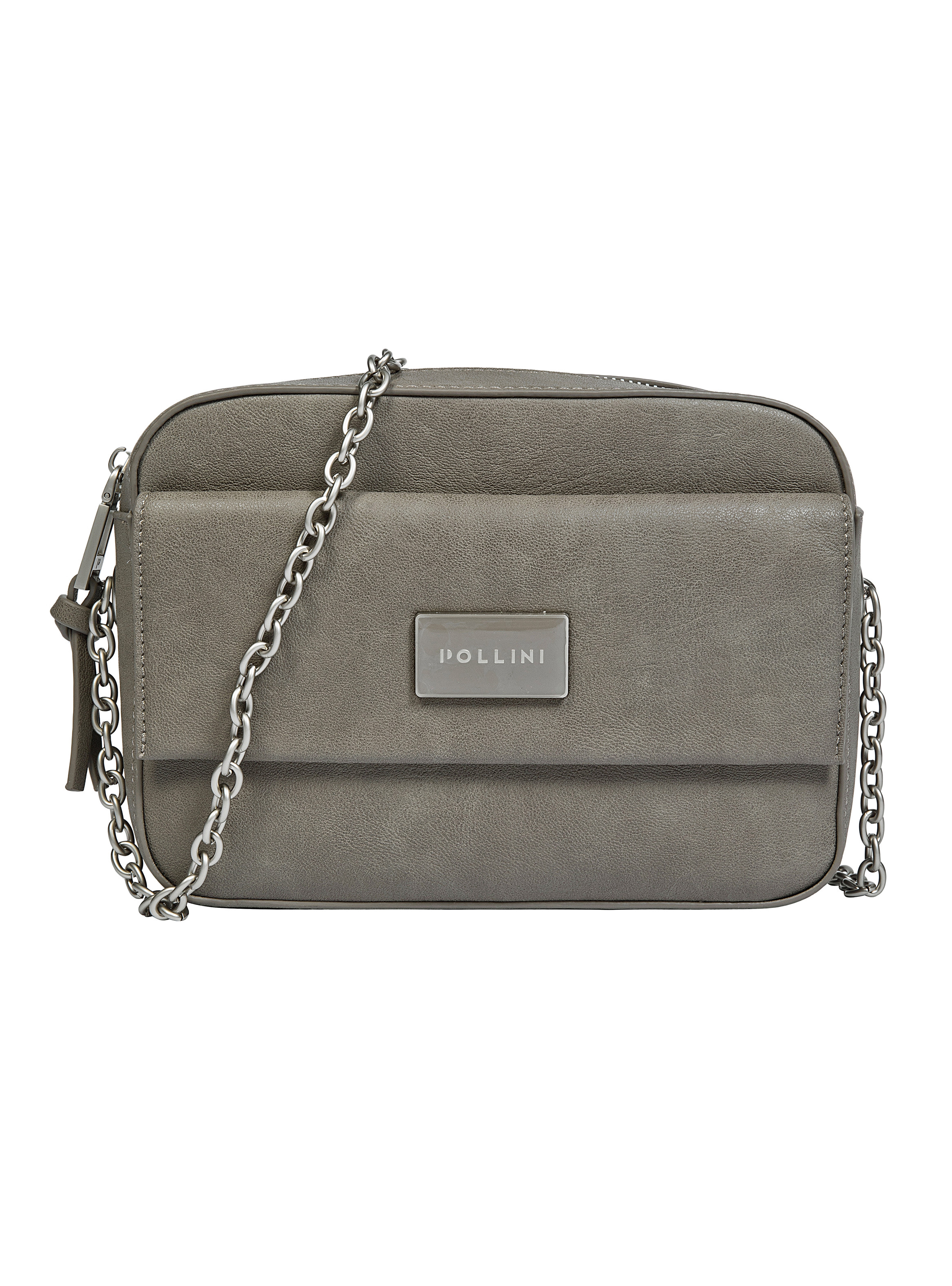 CARTERA BANDOLERA CASUAL POLLINI - POM020X | GRIS - 1