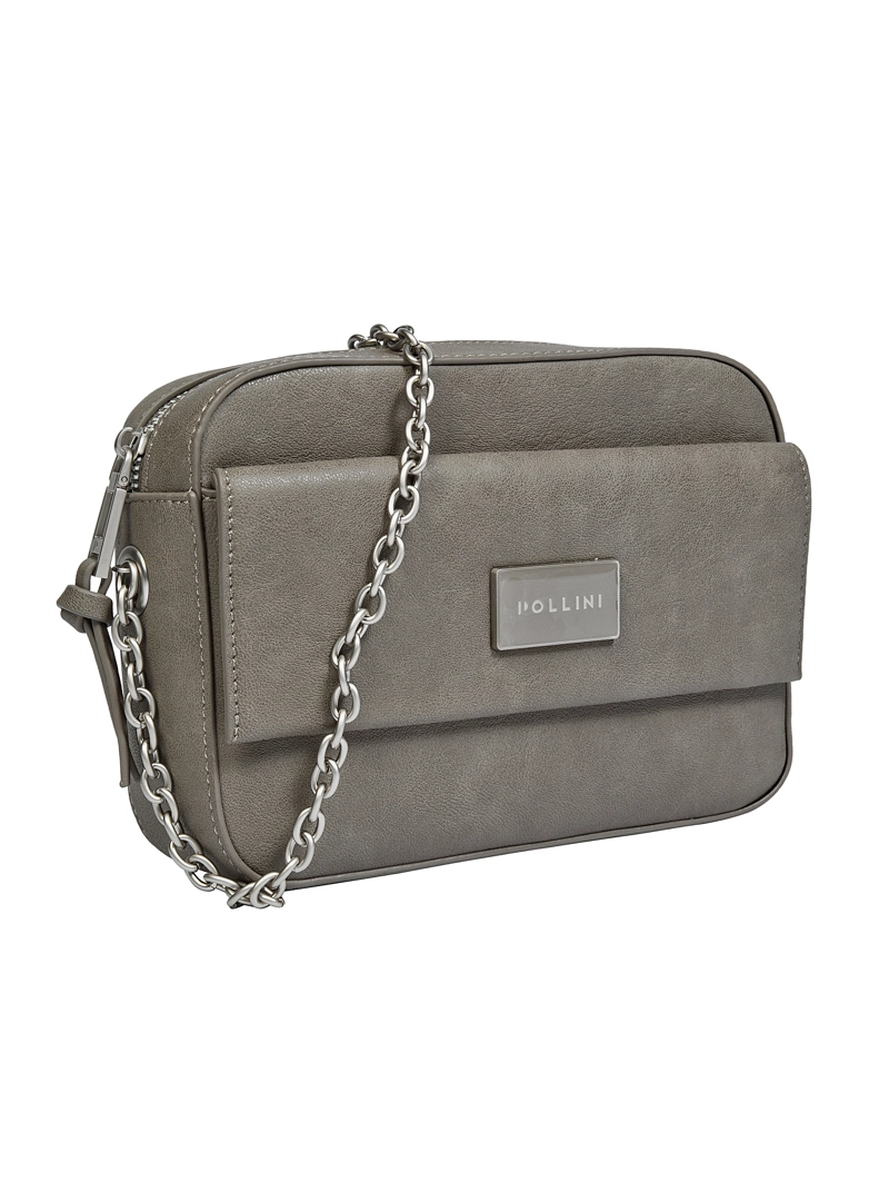 CARTERA BANDOLERA CASUAL POLLINI - POM020X | GRIS - 4