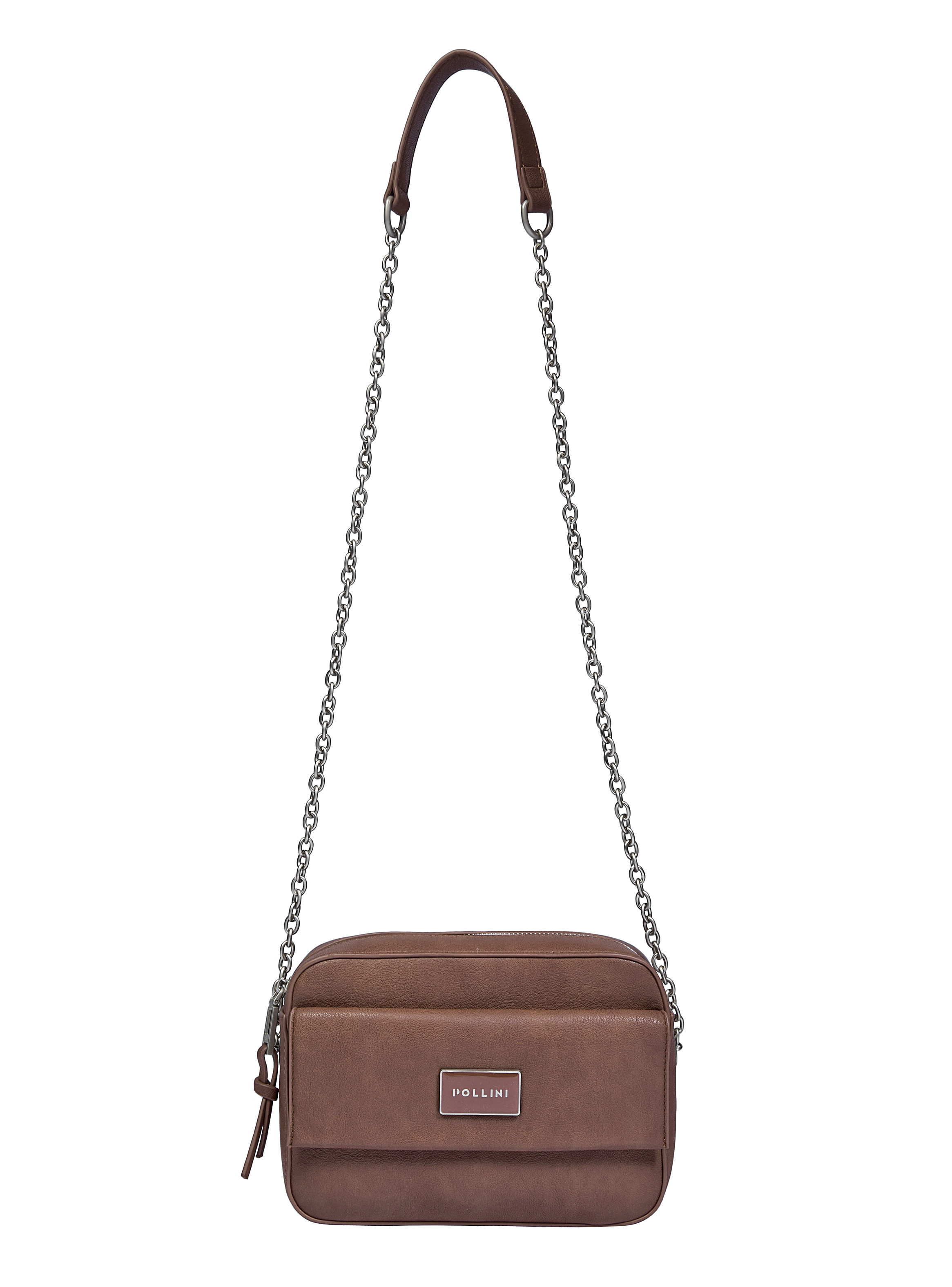 CARTERA BANDOLERA CASUAL POLLINI - POM020X | GRIS - 7