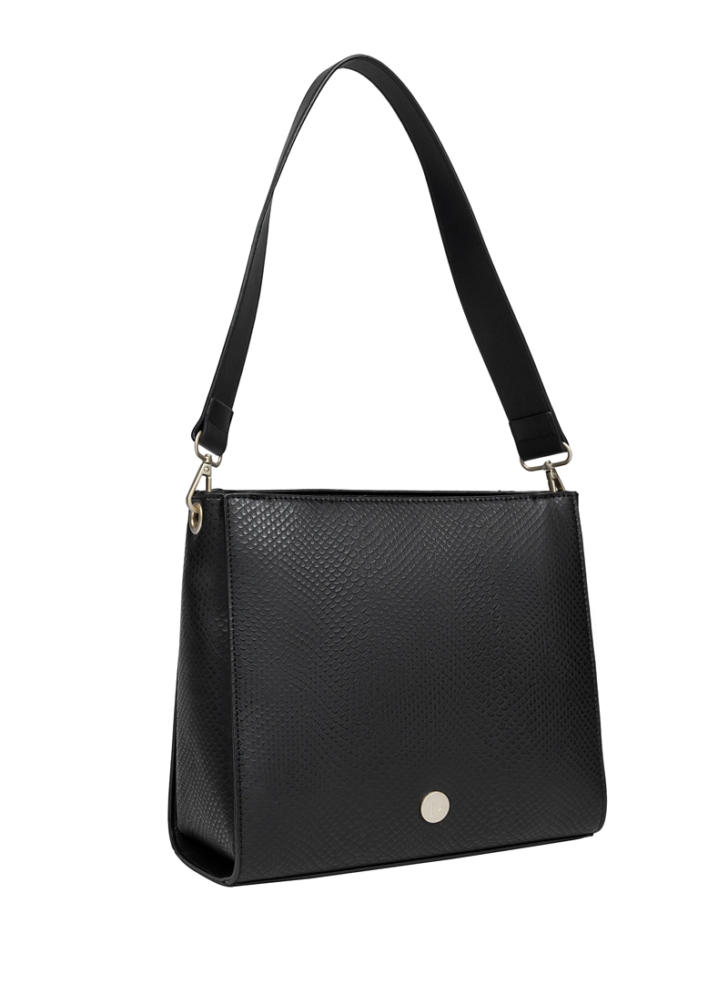 CARTERA TOTE CASUAL MUJER POLLINI - POM006X | NEGRO - 3