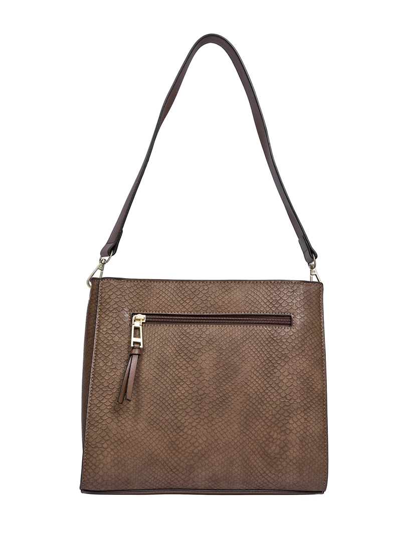 CARTERA TOTE CASUAL MUJER POLLINI - POM006X | NEGRO - 7
