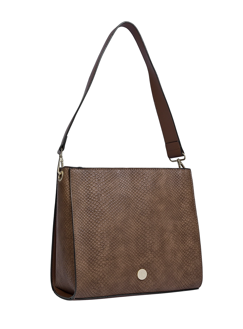 CARTERA TOTE CASUAL MUJER POLLINI - POM006X | NEGRO - 8