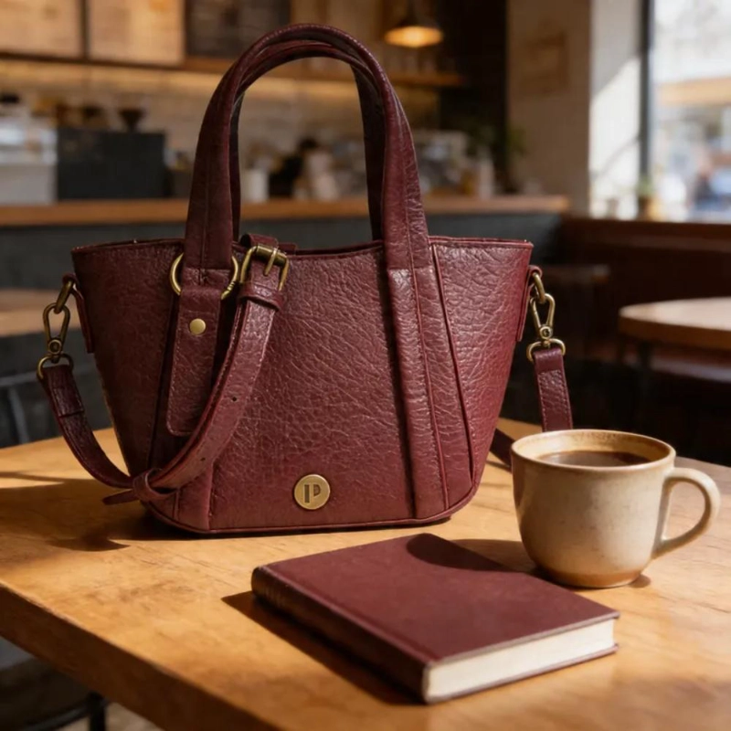 CARTERA BANDOLERA CASUAL POLLINI - POM030X | BORDO - 6