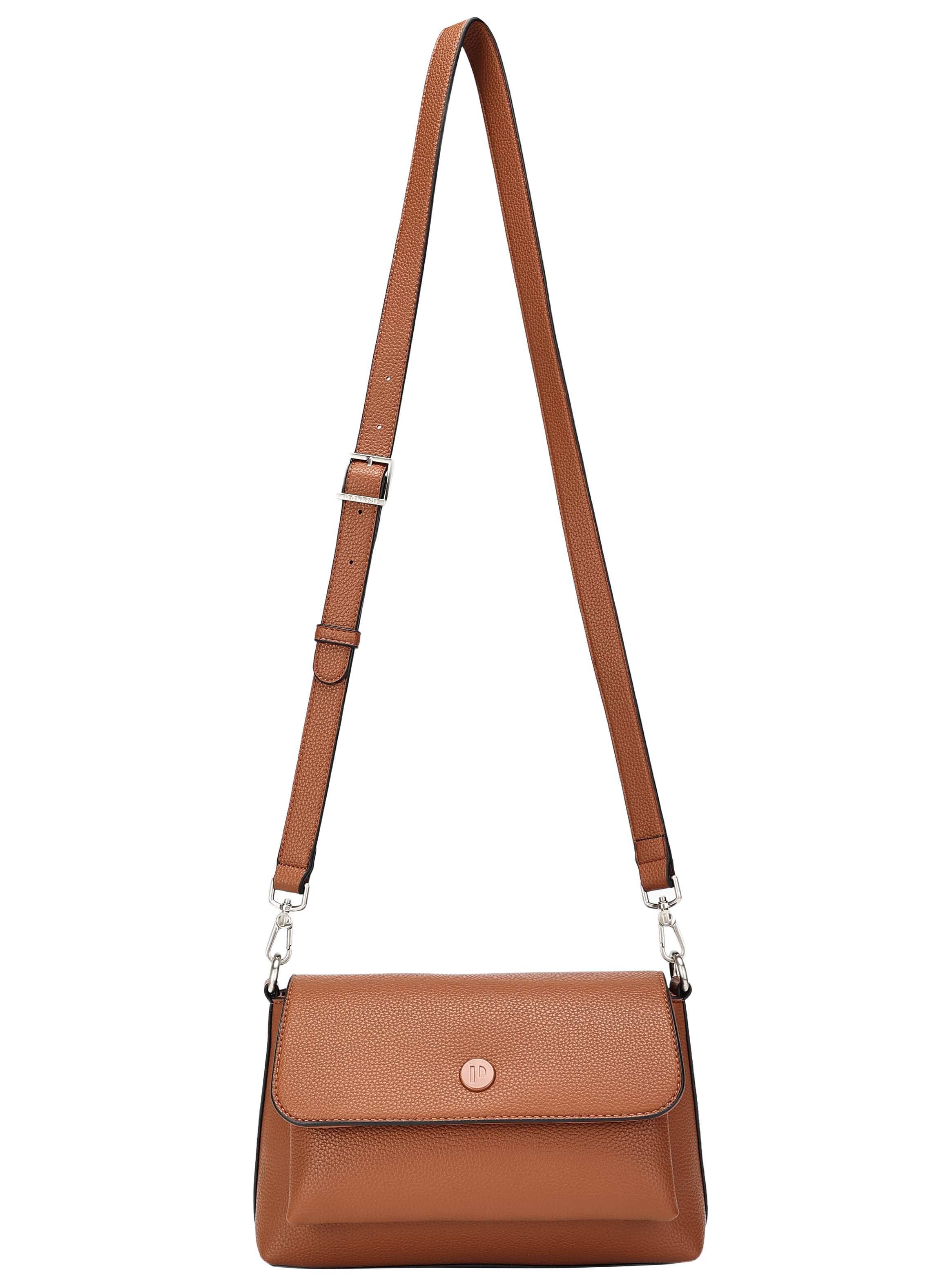 CARTERA BANDOLERA CON BROCHE POLLINI - POM036X | PLATEADO - 7