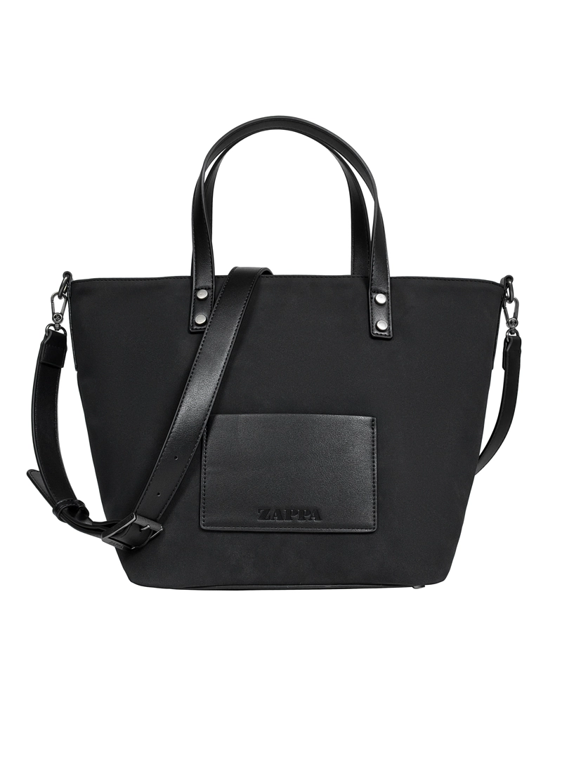 CARTERA BANDOLERA EFECTO GAMUZA ZAPPA - ZAM020X | NEGRO