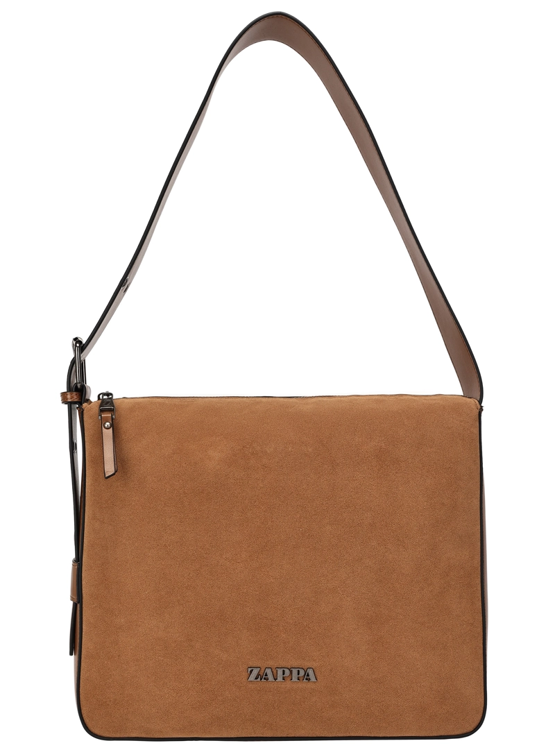 CARTERA TOTE EFECTO GAMUZA ZAPPA - ZAM030X | MARRON CLARO - 1