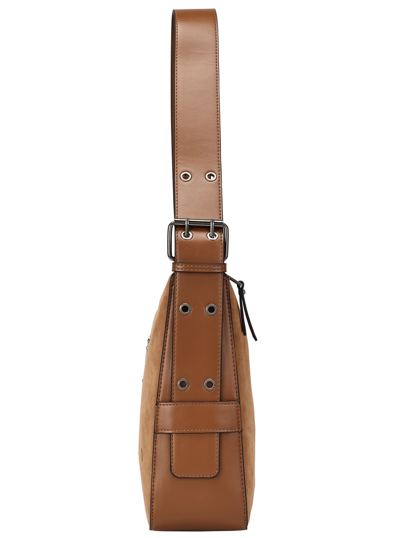CARTERA TOTE EFECTO GAMUZA ZAPPA - ZAM030X | MARRON CLARO - 3
