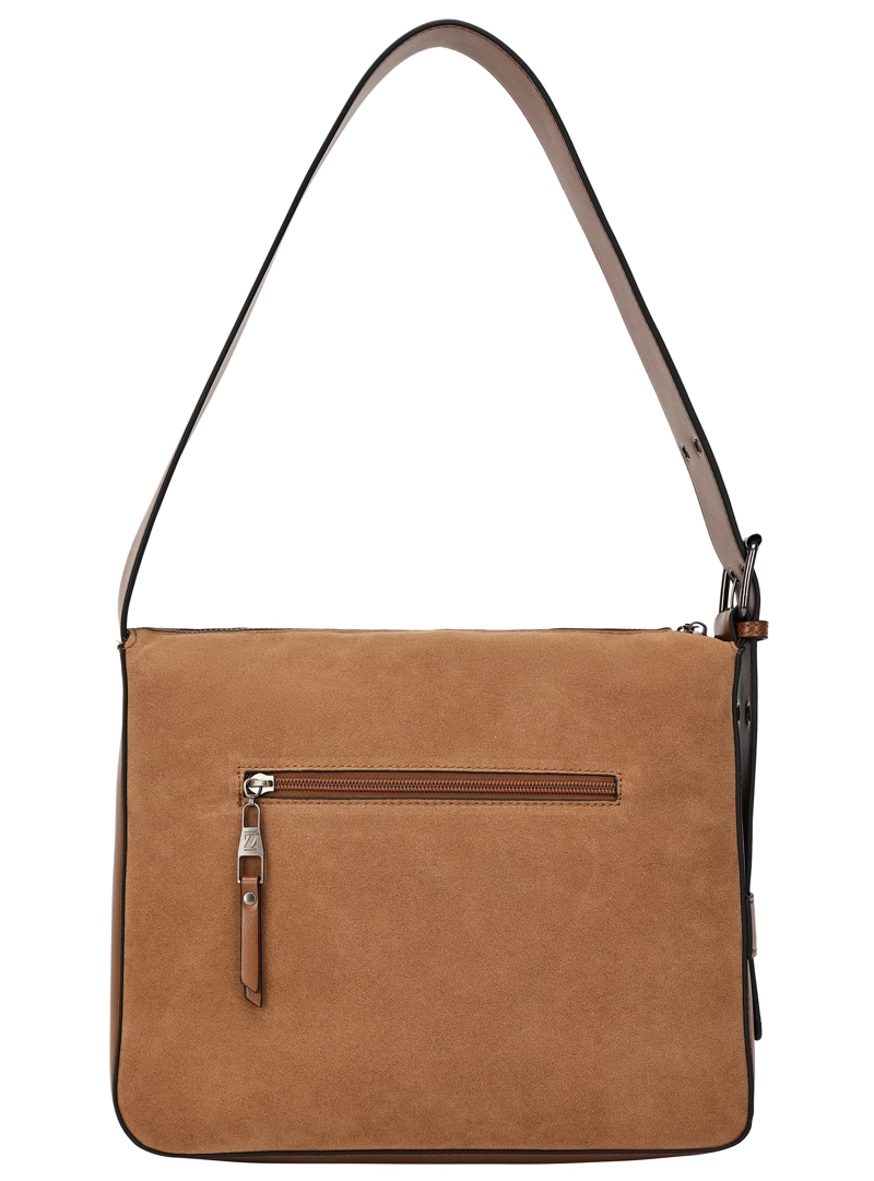 CARTERA TOTE EFECTO GAMUZA ZAPPA - ZAM030X | MARRON CLARO - 6