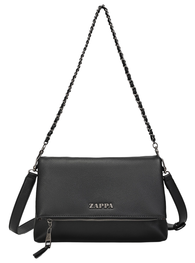 CARTERA BANDOLERA TIPO SOBRE CADENA ZAPPA - ZAM018X | NEGRO - 1