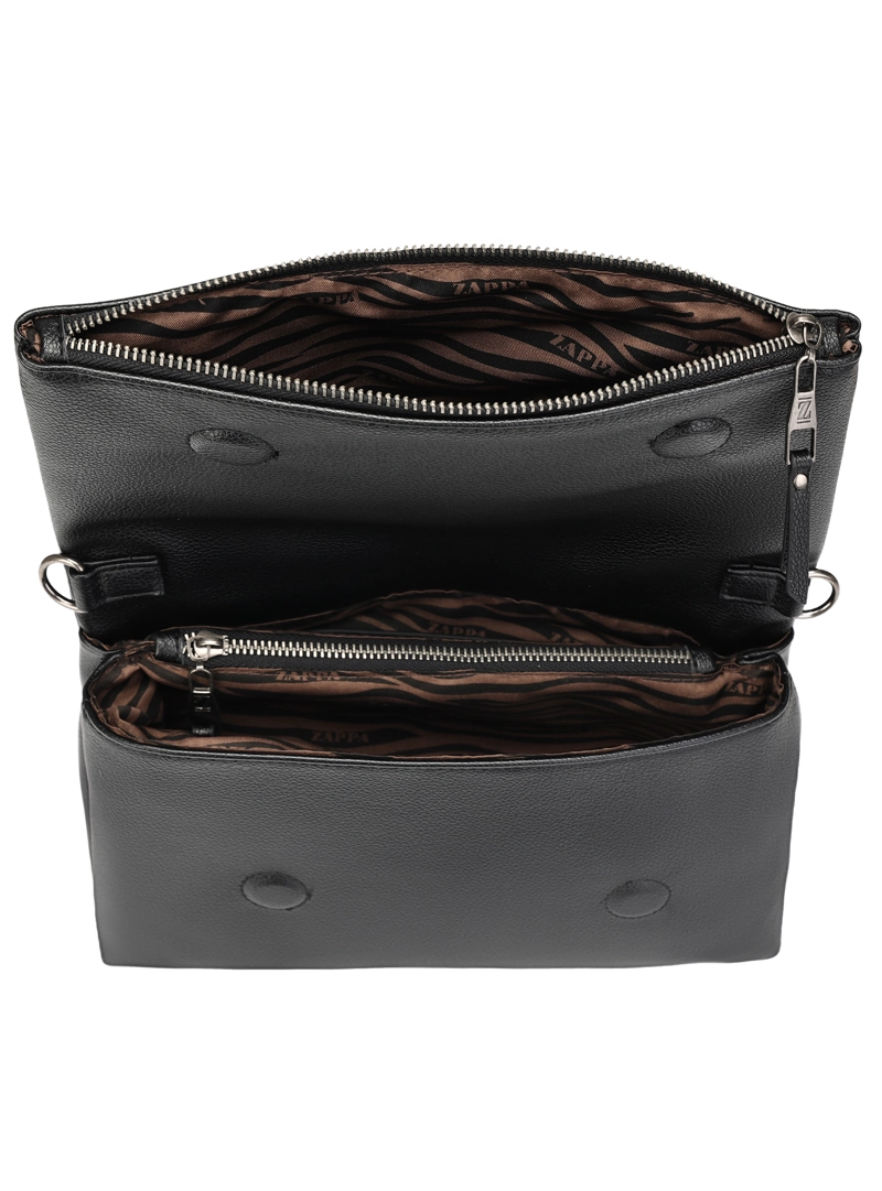 CARTERA BANDOLERA TIPO SOBRE CADENA ZAPPA - ZAM018X | NEGRO - 5