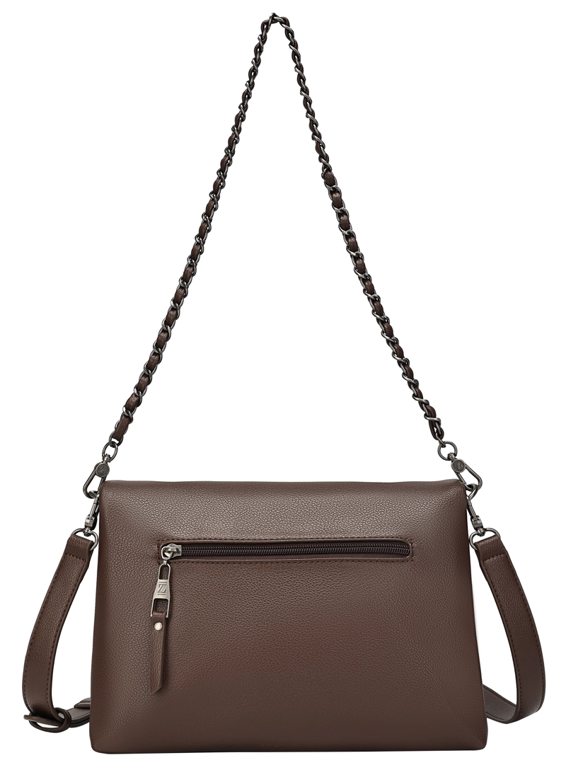 CARTERA BANDOLERA TIPO SOBRE CADENA ZAPPA - ZAM018X | NEGRO - 8