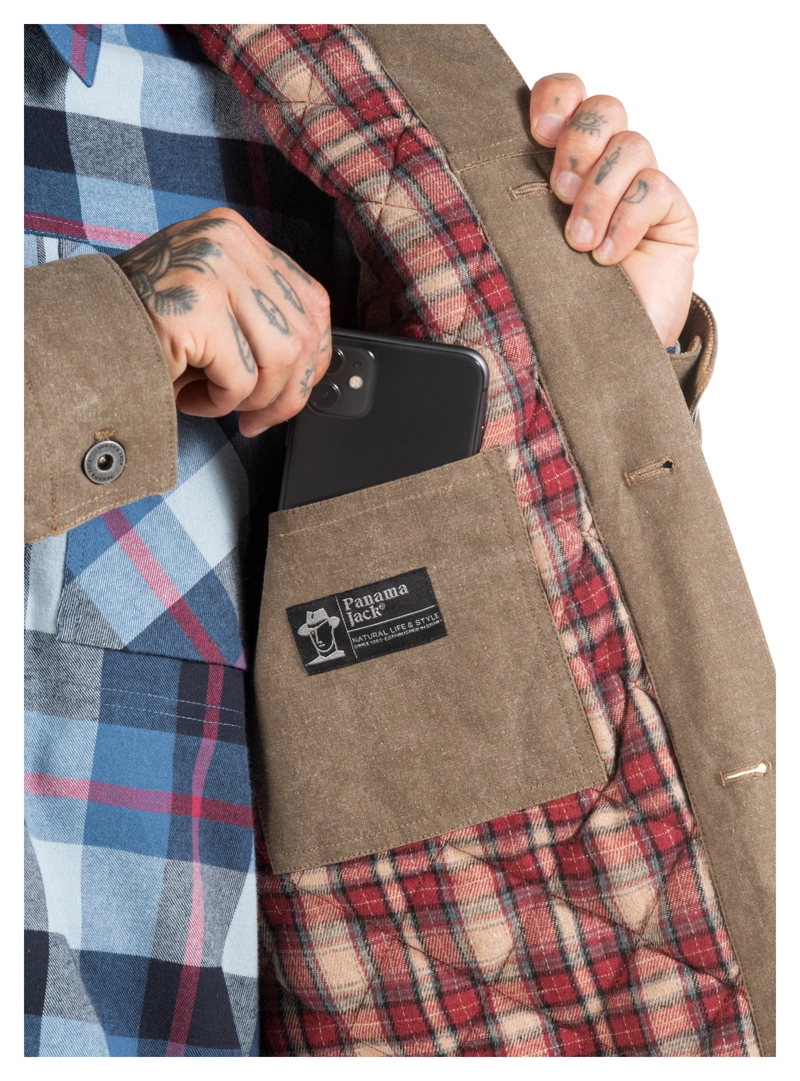 CHAQUETA HOMBRE WAXED PJH021M PANAMA JACK - 6