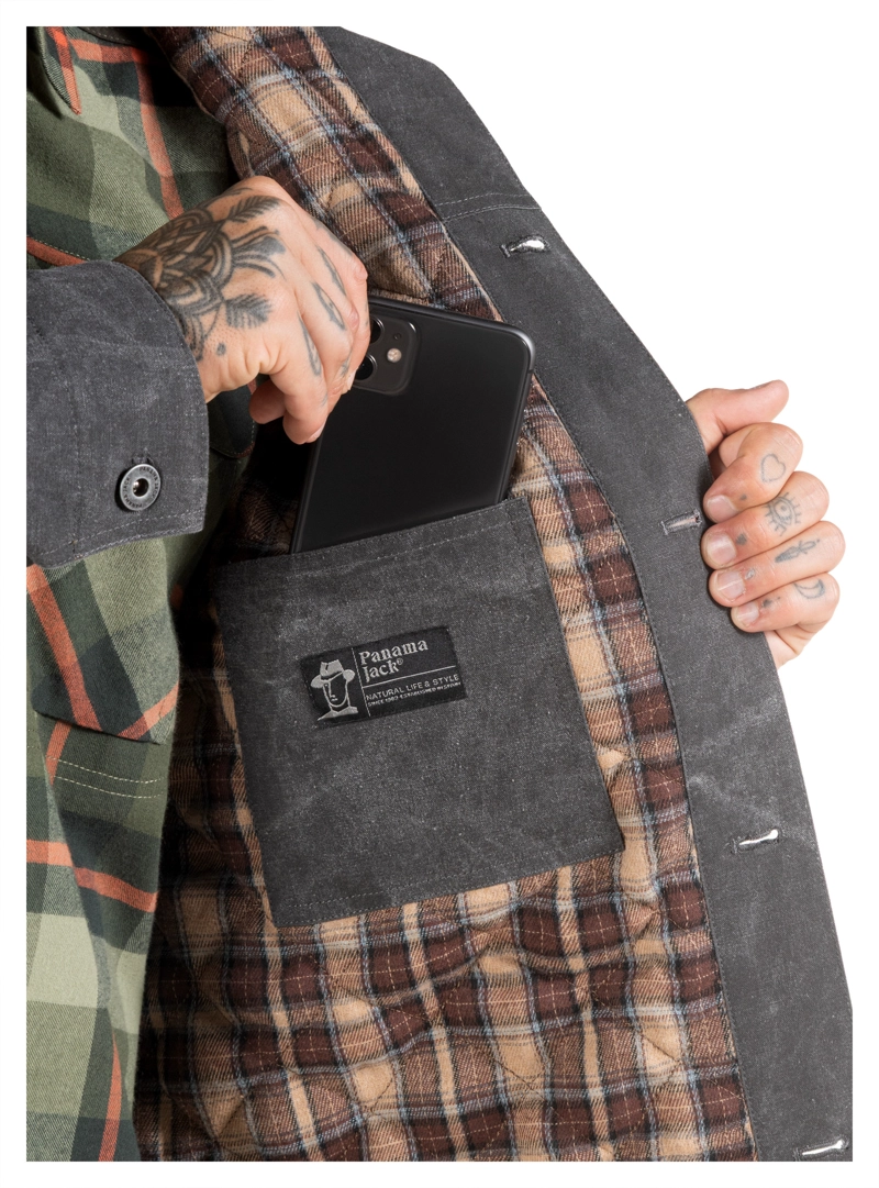 CHAQUETA HOMBRE WAXED PJH021M PANAMA JACK - 6