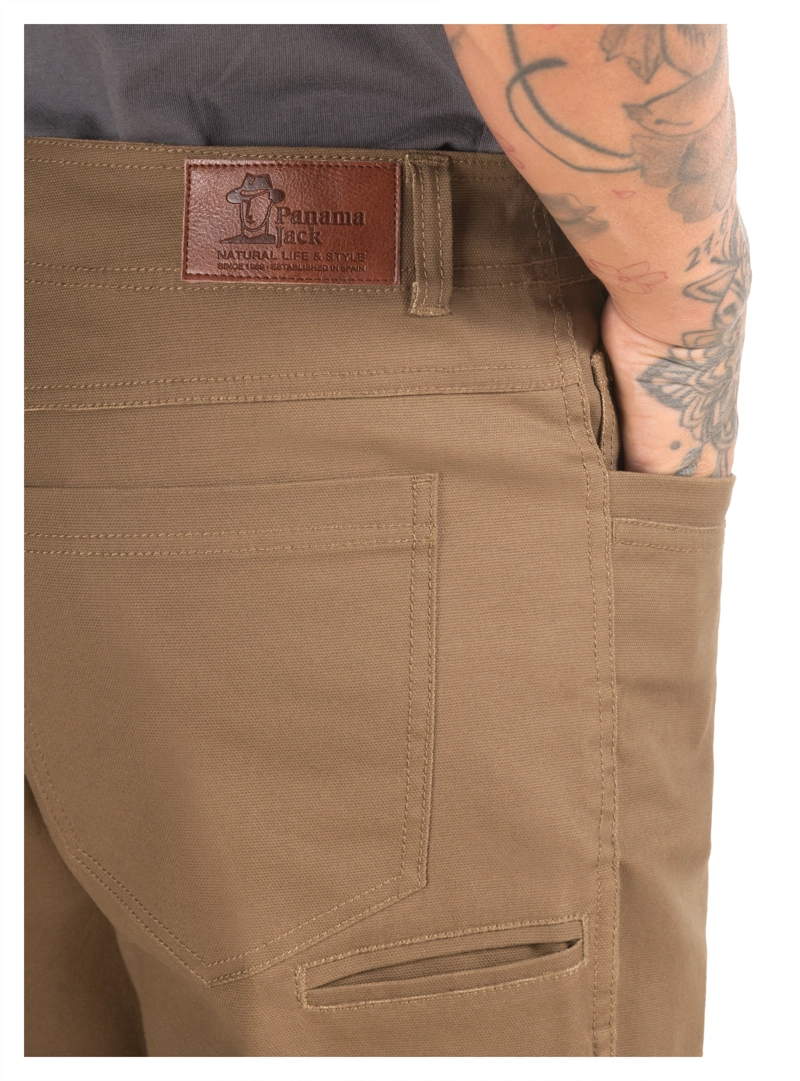 PANTALON HOMBRE VESTIR CASUAL PANAMA JACK - PJH029M | MARRON - 6