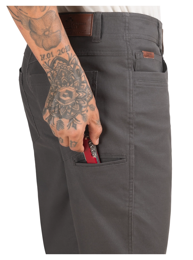 PANTALON HOMBRE VESTIR CASUAL PANAMA JACK - PJH029M | GRIS - 7