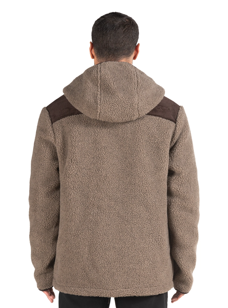 CHAQUETA HOMBRE SHERPA POLAR PANAMA JACK - PJH024M | MARRON CLARO - 3