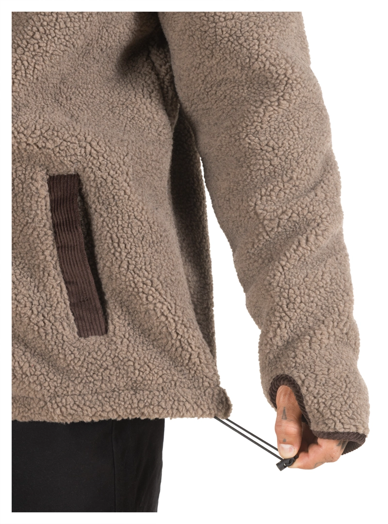 CHAQUETA HOMBRE SHERPA POLAR PANAMA JACK - PJH024M | MARRON CLARO - 7