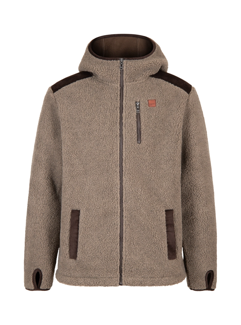 CHAQUETA HOMBRE SHERPA POLAR PANAMA JACK - PJH024M | MARRON CLARO - 8