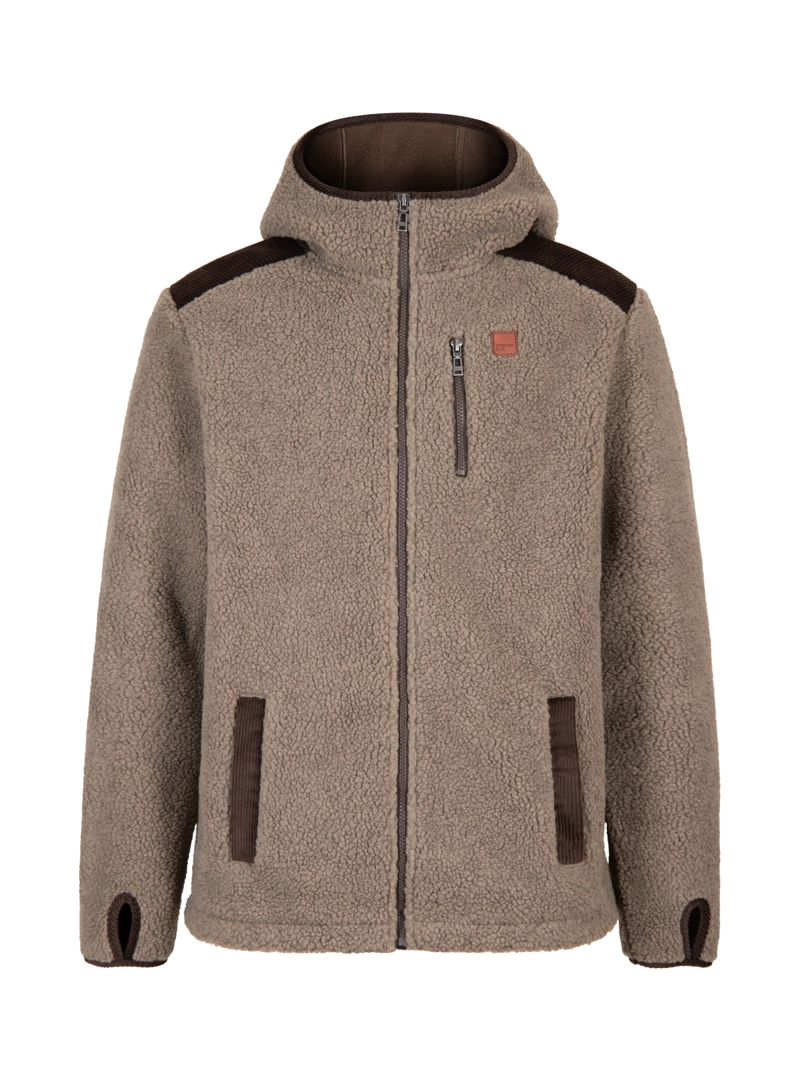 CHAQUETA HOMBRE SHERPA POLAR PANAMA JACK - PJH024M | MARRON CLARO - 8