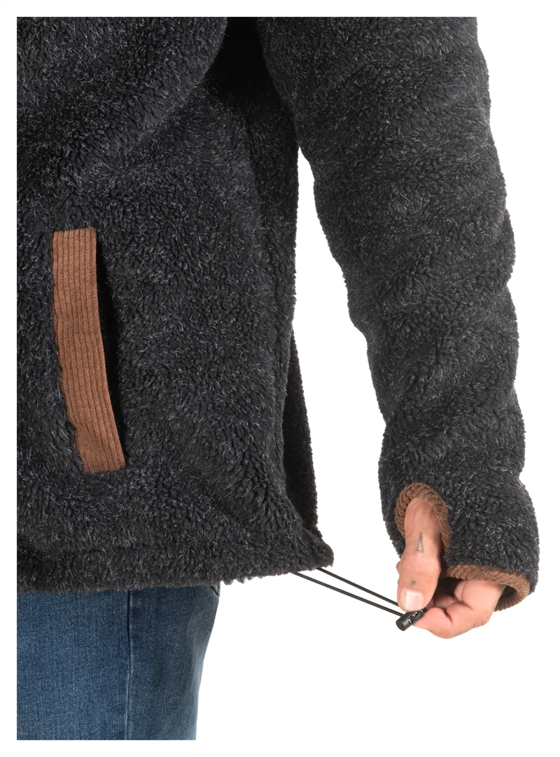 CHAQUETA HOMBRE SHERPA POLAR PANAMA JACK - PJH024M | GRIS - 7