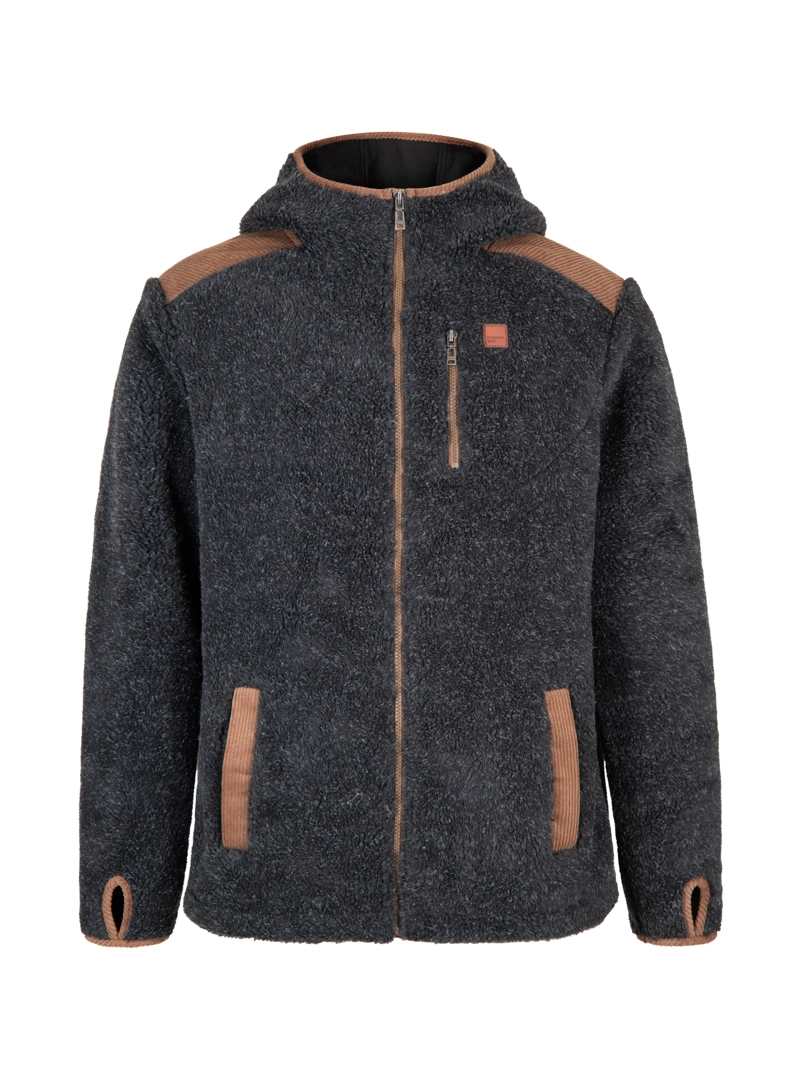 CHAQUETA HOMBRE SHERPA POLAR PANAMA JACK - PJH024M | GRIS - 9