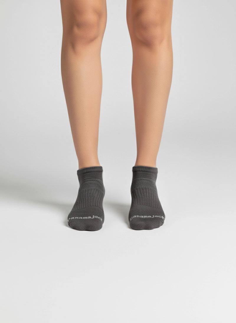 CALCETINES ALGODON LOW CUT UNISEX PANAMA JACK - PJUCP06 | GRIS - 3
