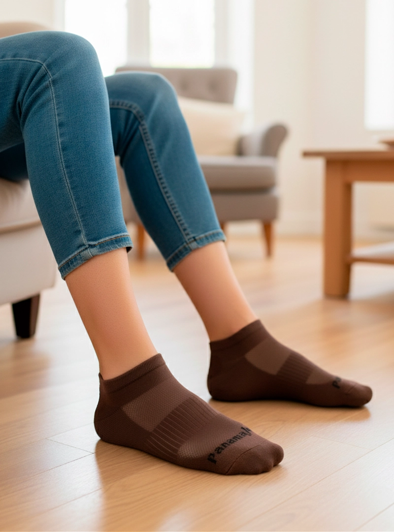 CALCETINES ALGODON LOW CUT UNISEX PANAMA JACK - PJUCP06 | MARRON - 1