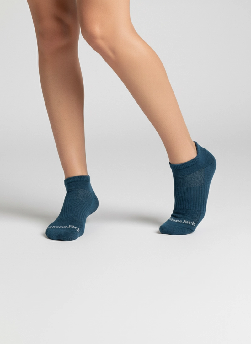 CALCETINES ALGODON LOW CUT UNISEX PANAMA JACK - PJUCP06 | AZUL - 3