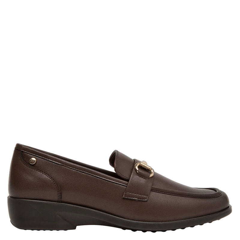 MOCASIN CASUAL MUJER BRUNO ROSSI - BRM0317 | MARRON OSCURO - 1