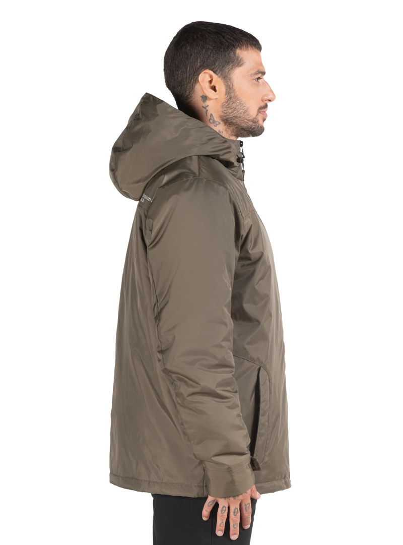 PARKA HOMBRE IMPERMEABLE OUTDOOR PANAMA JACK - L975 | VERDE OSCURO - 4