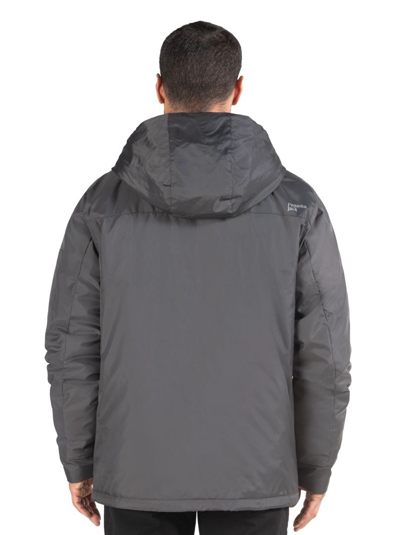PARKA HOMBRE IMPERMEABLE OUTDOOR PANAMA JACK - L975 | GRIS - 3