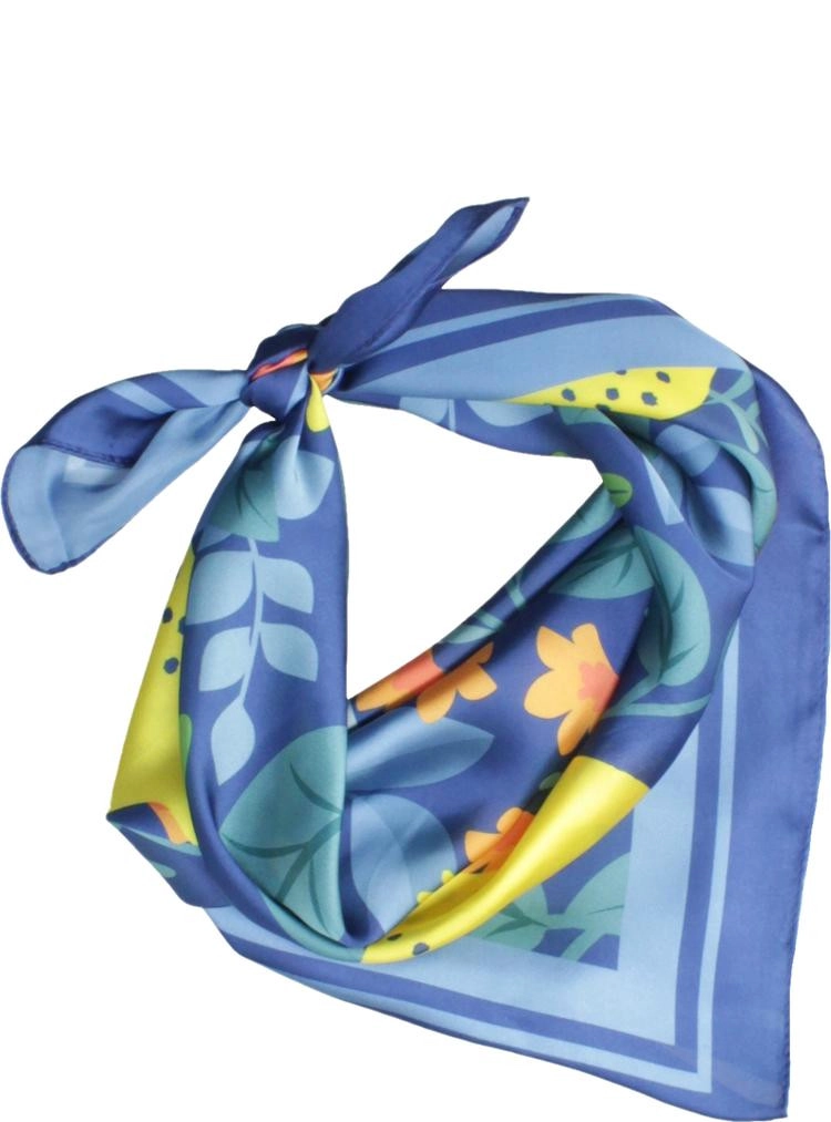 PAÑUELO MUJER DISEÑOS MUJER (PEQUEÑO) POLLINI - K822 | CELESTE - 7