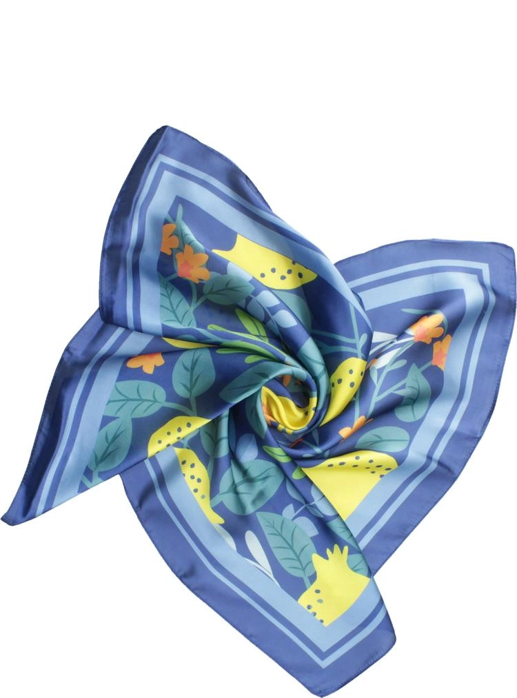 PAÑUELO MUJER DISEÑOS MUJER (PEQUEÑO) POLLINI - K822 | AZUL - 8