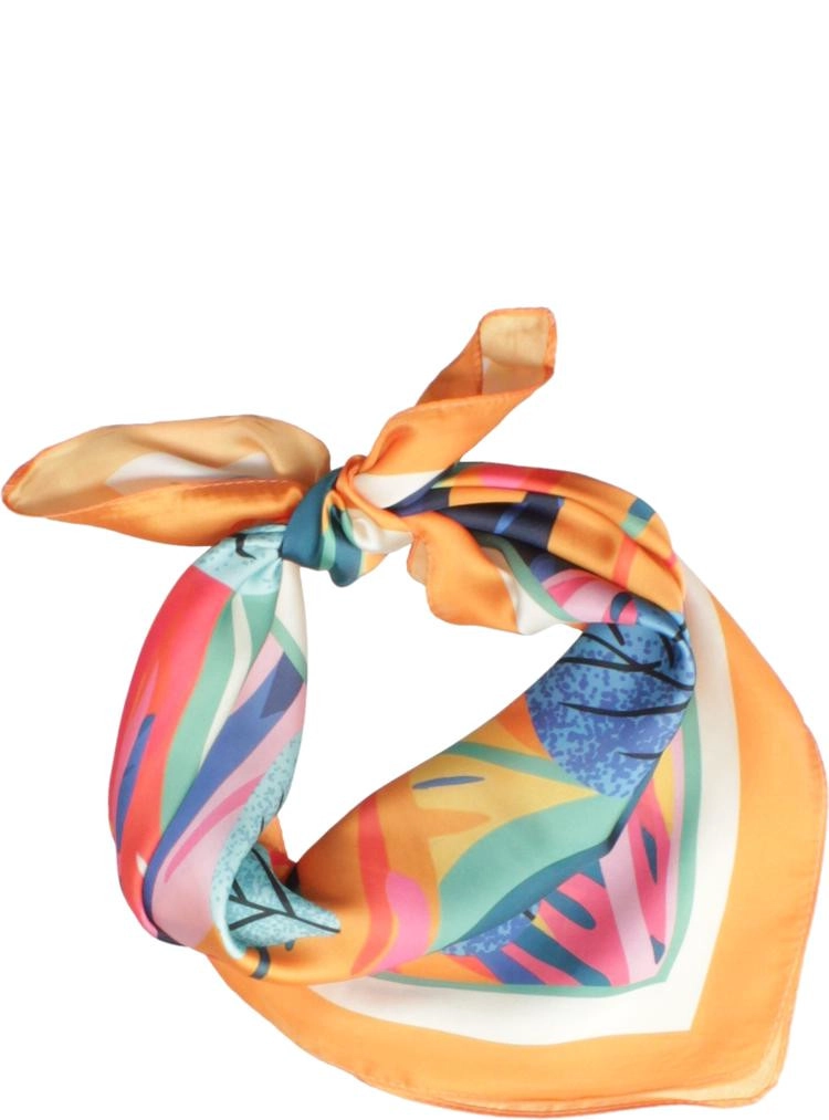 PAÑUELO MUJER DISEÑOS MUJER (PEQUEÑO) POLLINI - K822 | NARANJA - 2
