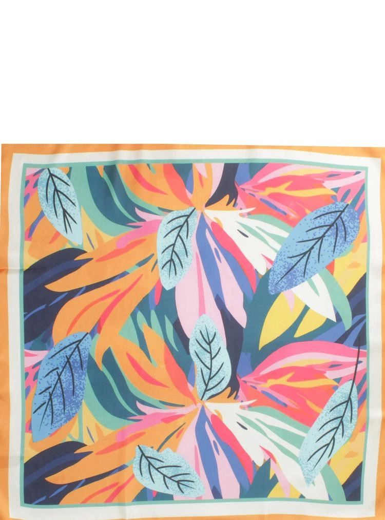 PAÑUELO MUJER DISEÑOS MUJER (PEQUEÑO) POLLINI - K822 | NARANJA - 4