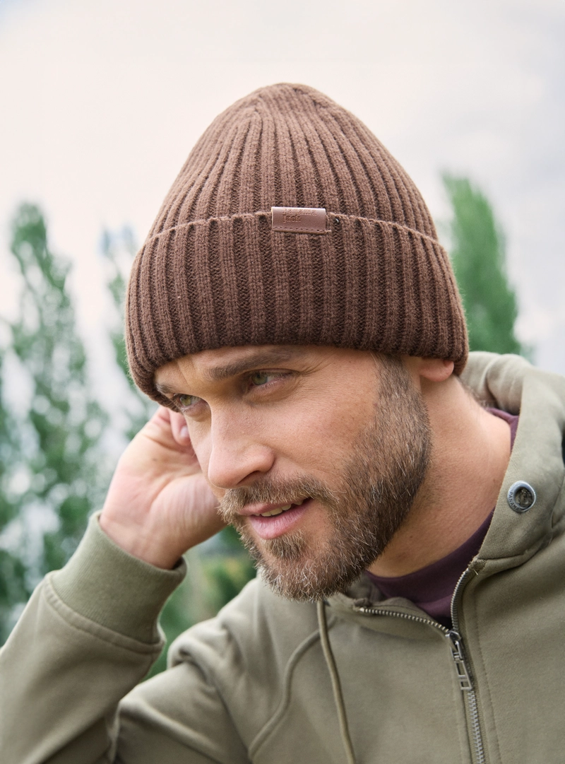 GORRO LANA Y POLAR UNISEX CASUAL PANAMA JACK - L933 | MARRON - 2
